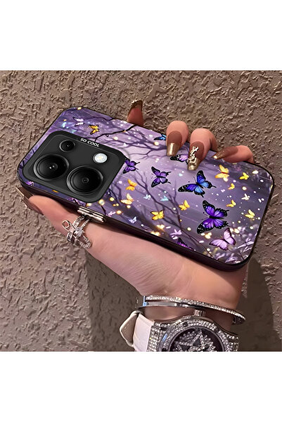 Hontinga حافظة هاتف Xiaomi Poco M6 Pro 4G المتوافقة مع الهاتف، حافظة جميلة عل...