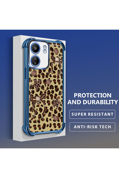 Hontinga جراب هاتف شفاف من السيليكون الناعم متوافق مع هاتف Xiaomi Poco C65، م...