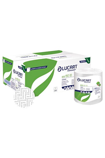 Lucart Prosop hartie alba pe rola matic, 100% reciclata, 150 ID, 861061E,