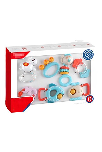 HALAMODO مجموعة ألعاب خشخيشة وعضاضة للأطفال، ألعاب تسنين، مجموعة ألعاب، لعبة ...