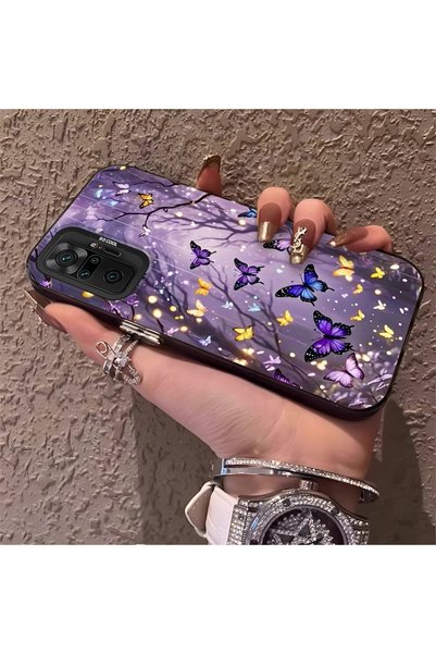 Hontinga حافظة هاتف متوافقة مع هاتف Xiaomi Redmi Note 10 Pro، حافظة جميلة على...