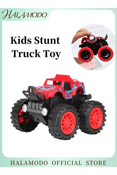 HALAMODO ألعاب شاحنات للأطفال، سيارات ألعاب تعمل بالاحتكاك، مثالية لحفلات أعي...