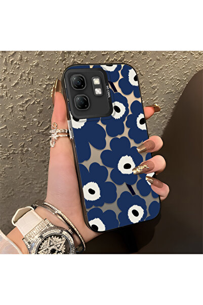 Hontinga حافظة متوافقة مع هاتف Infinix Hot 50i، حافظة هاتف صلبة ملونة على شكل...