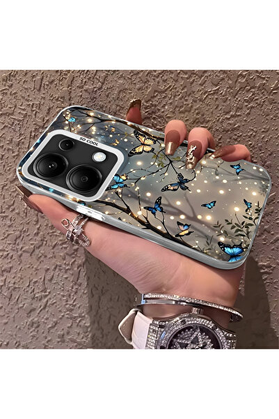 Hontinga حافظة هاتف متوافقة مع هاتف Xiaomi Redmi Note 14S، جميلة على شكل فراش...