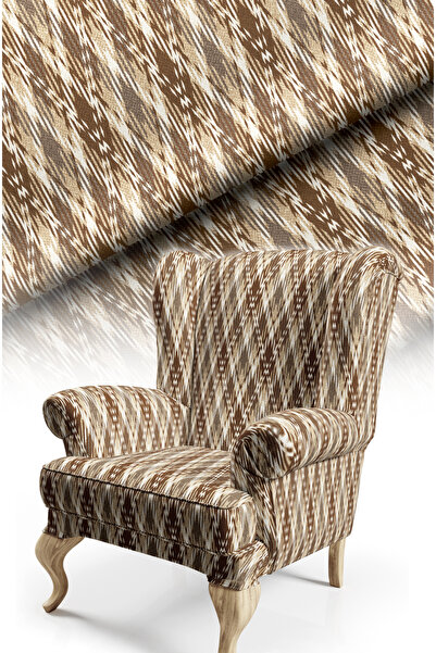 CANİLA Baklava Patterned Classic Motif Upholstery Fabric. Cotton Lined Soft K...