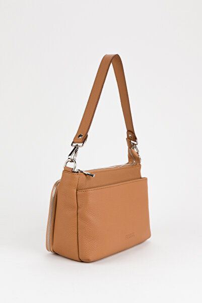 Fossil 100% Genuine Leather Women's Double Strap Crossbody Shoulder Bag