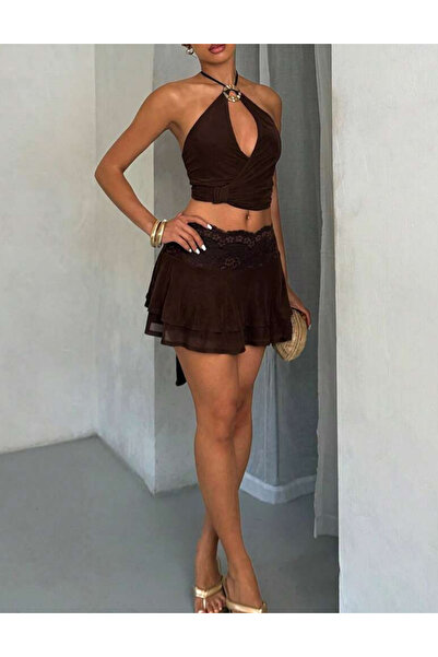 Sheya Shein outfit, brown