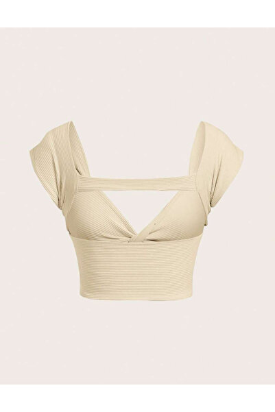 Sheya Shein top, beige