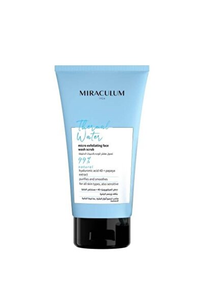 Miraculum غسول للوجه مقشر بجزيئات دقيقة 150 مل - مياه حرارية