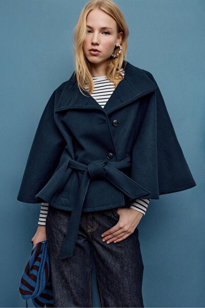 Stradivarius Soft-touch Cape Jacket