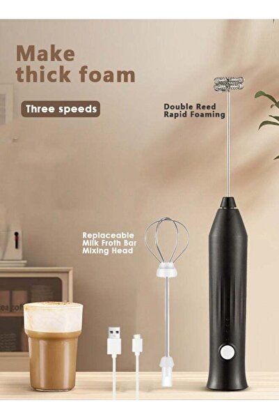 X SPRING Electric handheld milk foamer, a powerful milk foamer, is suitable for lattes and beverage blenders