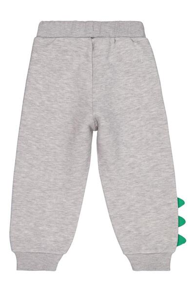 Civil Boys Dino Printed 2-5 Years Old Sweatpants - Gray 4-5 Years Old