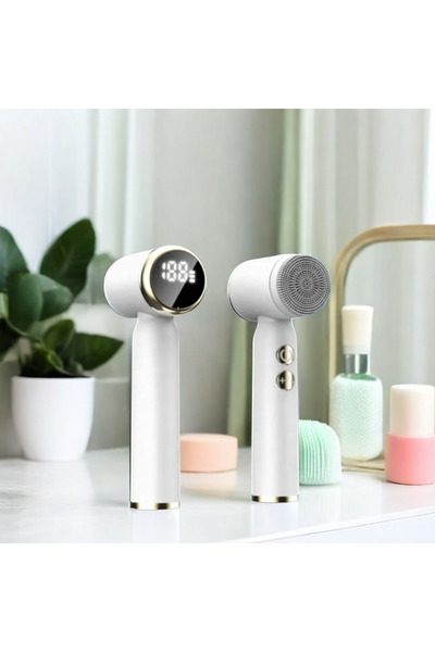 menody AuraSkin Su Geçirmez 6 Parça Başlığı Elektrikli Yüz Temizleyici, 3 Hız...