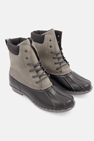 Weatherproof حذاء رجالي برباط عند الأصابع للكاحل، لون رمادي