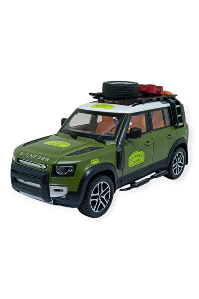 KIZIL سيارات نموذجية - سيارة معدنية للطرق الوعرة 22 سم - أخضر