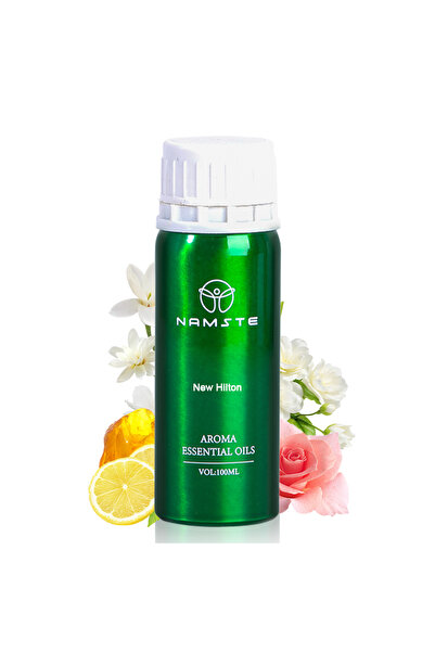 NAMSTE جهاز هيلتون الجديد للعلاج بالروائح العطرية سعة 100 مل يقوم برش الزيوت العطرية بدون ماء