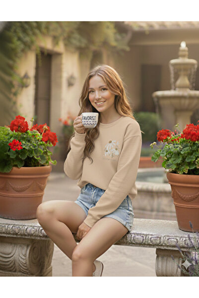 BW Bravely Wear بلوزة نسائية من BLOOM&SHINE B مطبوع بياقة دائرية