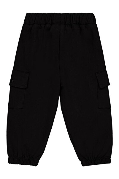 Civil Baby Cargo Pocket Pack 6-18 Months Sweatpants - Black 12-18 Months