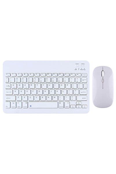 Bowie Ultra ince Kablosuz klavye mouse seti tablet telefon tv tüm cihazlar için BEYAZ