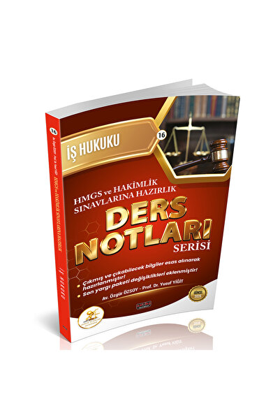 Savaş Yayınevi HUKAL HMGS-HAKİMLİK İş Hukuku Ders Notları Savaş Yayınları 2026