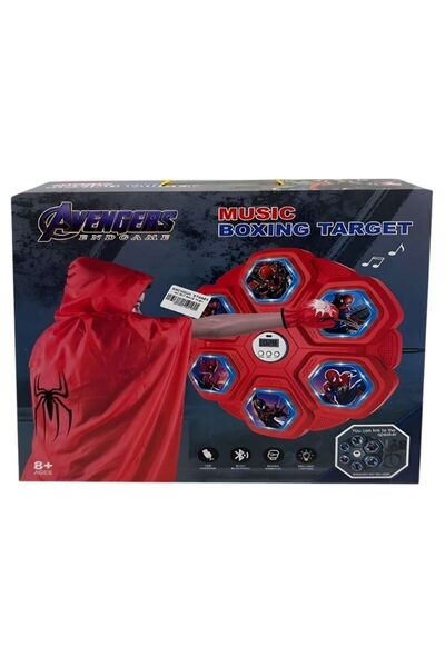 Premium لعبة ملاكمة أفنجرز الموسيقية - لعبة جدارية تفاعلية للكم مع أضواء وأصوات