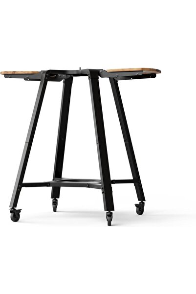 GOZNEY حامل فرن بيتزا Arc & Arc XL مزود بعجلات قابلة للقفل وأجنحة خشبية قابلة...