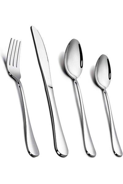 LA' PRECIOUS Stainless Steel 24 Piece Cutlery Set for 6 People