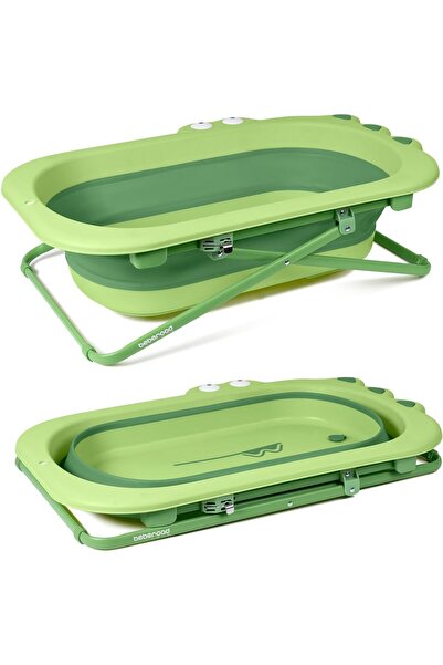 Arabest Collapsible Baby Bathtub for Newborn to Toddler – Portable & Adjustable Infant Tub with Non-Slip