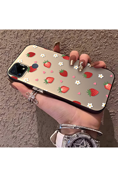 Hontinga حافظة هاتف متوافقة مع هاتف Realme C15، حافظة كاميرا مضادة للصدمات وم...