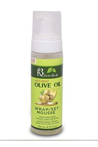 Karibou Beauty Olive oil anti-frizz mousse hair styling set
