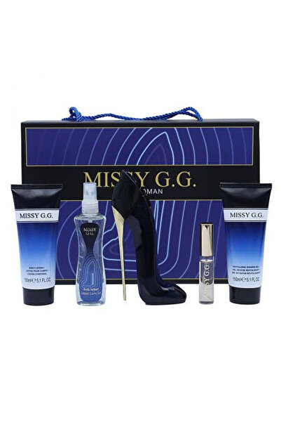 MISSY G.G Set cadou parfum, 5 bucăți, albastru