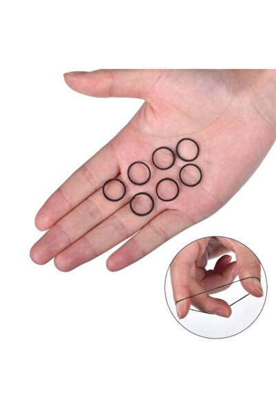 SELA Set 300 elastice mici pentru păr Sela, negre, lățime 525