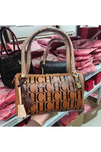 CILMI HARVILL CHHC CHCH Boston Style Handbag Mini Pillow Shape Zipper Closure...