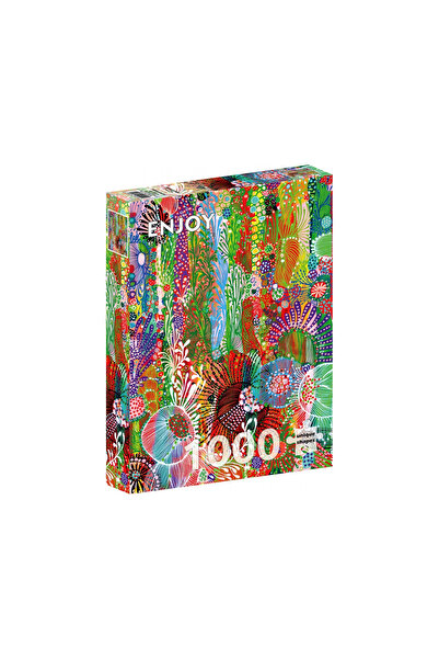 Enjoy Puzzle Puzzle 1000 piese Enjoy – Cortina florală
