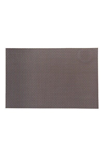 Biradlı BRD-044 Desenli PVC Amerikan Servis, 30x45 cm, Kahverengi