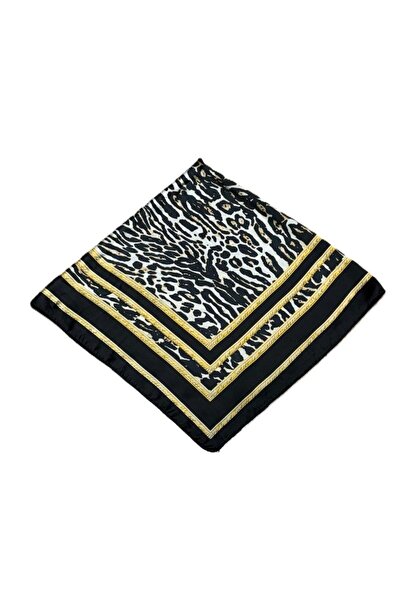 Nish&Chic وشاح من الساتان منقوش