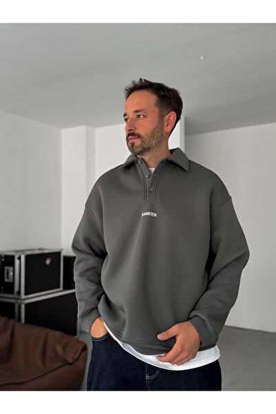 BYBASICMAN سترة بياقة مطرزة مدخنة BRY-80-32