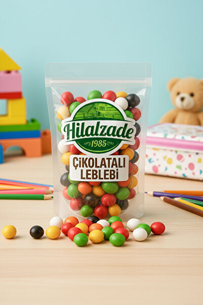 Hilalzade Çikolatalı leblebi renkli çikolata kaplı leblebi Kaliteli kuruyemiş...