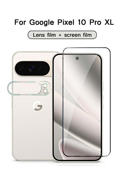 generalbuiltin واقي شاشة وعدسة كاميرا 2 في 1 لهاتف جوجل بيكسل 10 برو XL - شفا...
