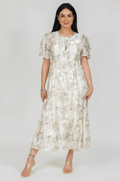 TREASUREISLAND فستان مشجر قصير