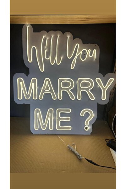 Will You Marry Me 90x100 Neon
