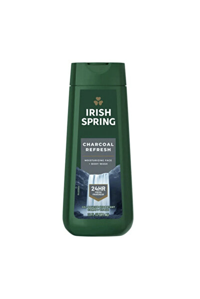 Irish Spring جل غسول الجسم بالفحم المنعش 591 مل