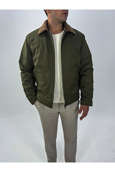 T&M Vertino Boxy Kalıp Diogonel Kumaş Erkek Mont