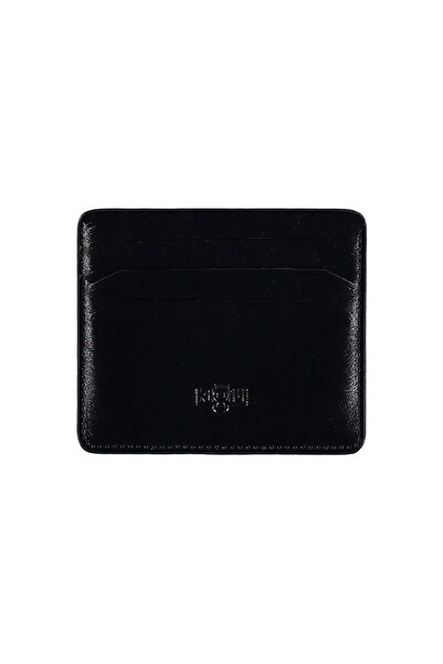 Kiğılı Plain Patent Leather Floater Leather Card Holder
