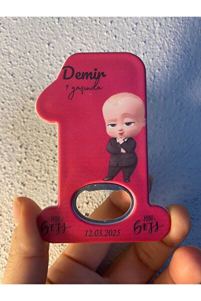 Caldium Store 1 Yaş Açacak Magnet Doğum Günü Kişiselleştirilebilir 10 ' lü