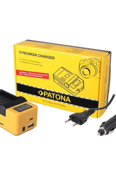 Patona Φορτιστής NP-FV100 με οθόνη LCD αντικαθιστά το Sony-4557