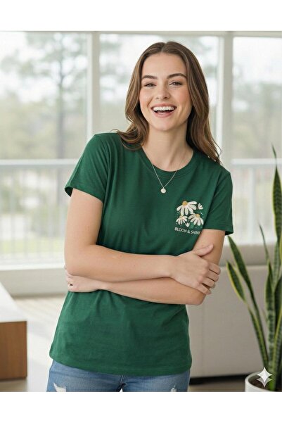 BW Bravely Wear BLOOM SHINE Τυπωμένο Γυναικείο T-SHIRT