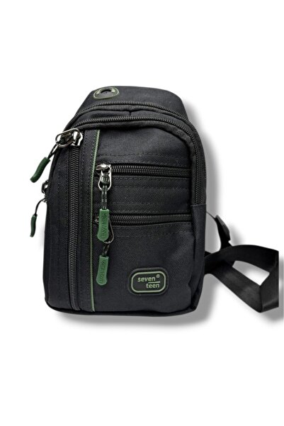 SEVENTEEN 4924-26 Ленена тъкан BadyBag Средна чанта през рамо