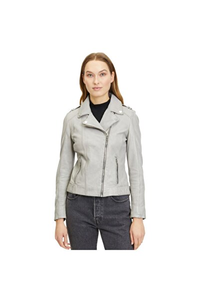 mauritius Geaca de Piele Dama Gipsy Gri Deschis G2WNarin
