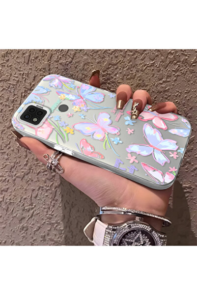 Hontinga حافظة هاتف Xiaomi Poco C31 المتوافقة مع الفراولة، مضادة للصدمات، مضا...